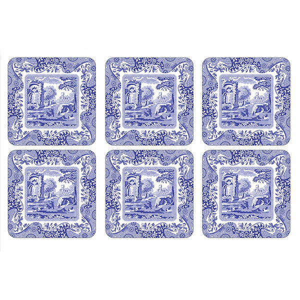 Pimpernel Blue Coasters Set of 6