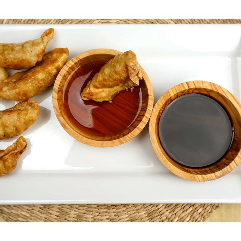 Wood Dipping Bowl