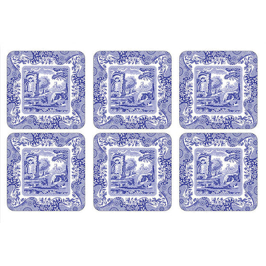 Pimpernel Blue Coasters Set of 6