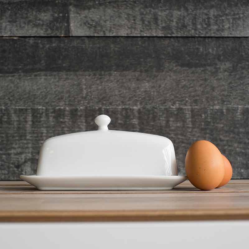 Stoneware Butter Dish