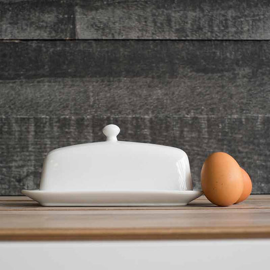 Stoneware Butter Dish