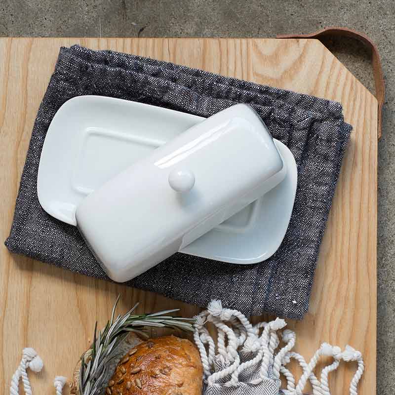 Stoneware Butter Dish
