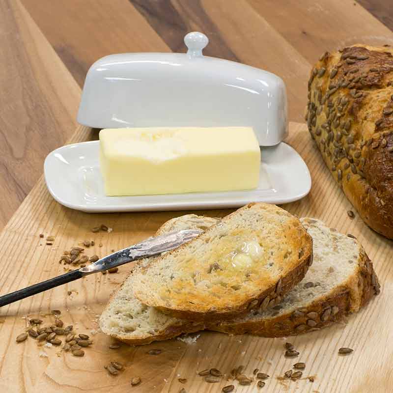 Stoneware Butter Dish