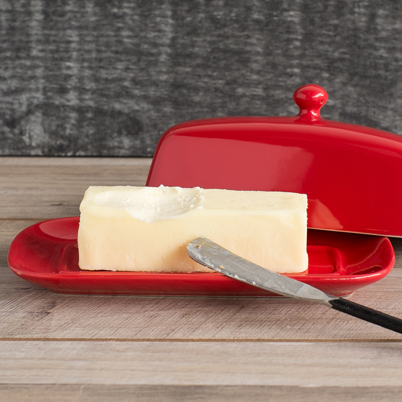 Stoneware Butter Dish