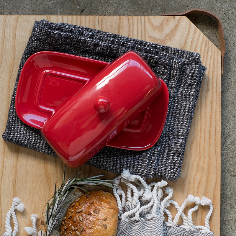 Stoneware Butter Dish