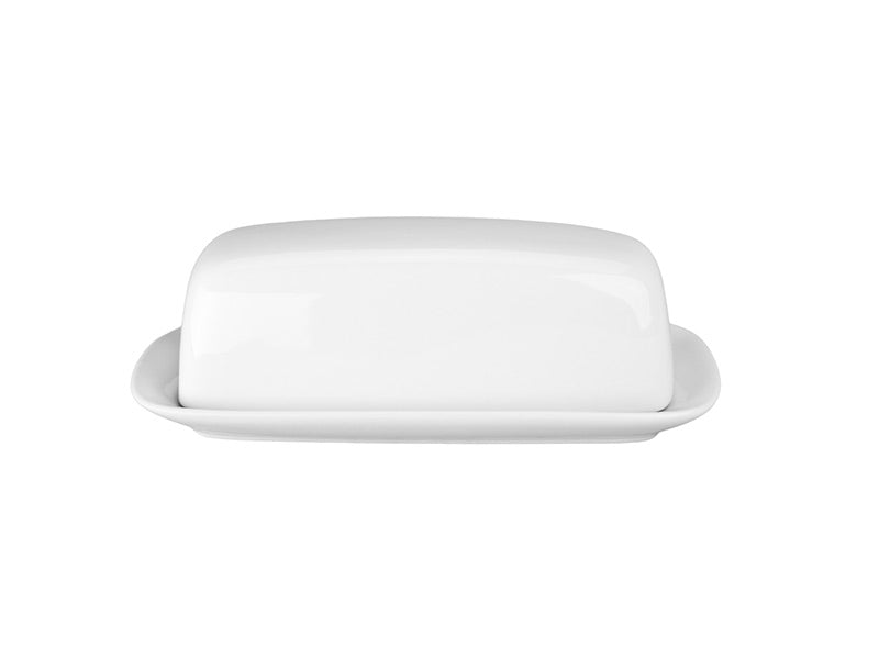 White Porcelain Butter Dish
