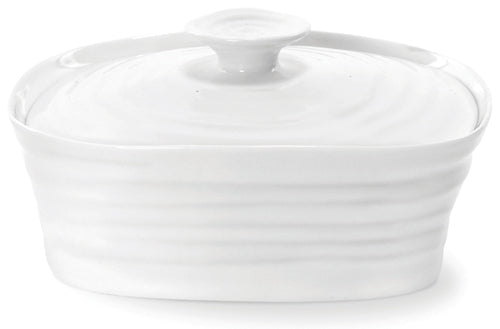 White Butter Dish